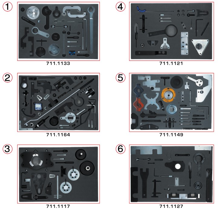 Compo calage moteur 264 pcs