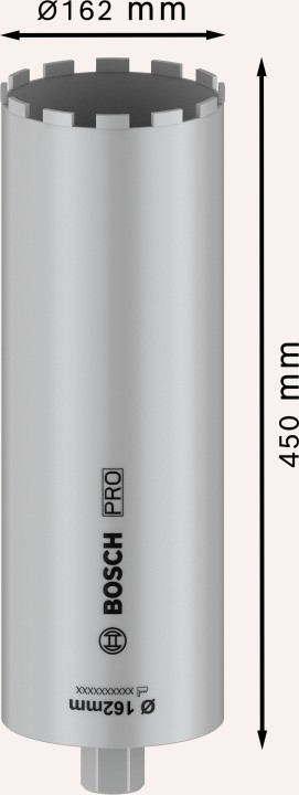 Couronne diam eau PRO 162x450