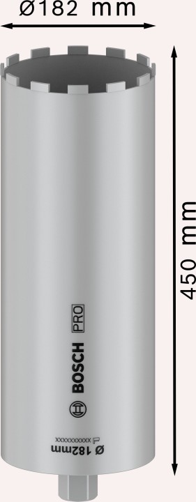 Couronne diam eau PRO 182x450