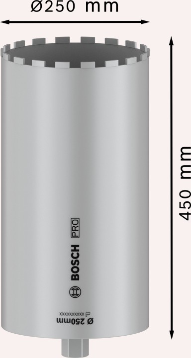 Couronne diam eau PRO 250x450