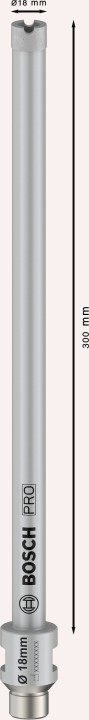 Couronne diamant a eau PRO 18x