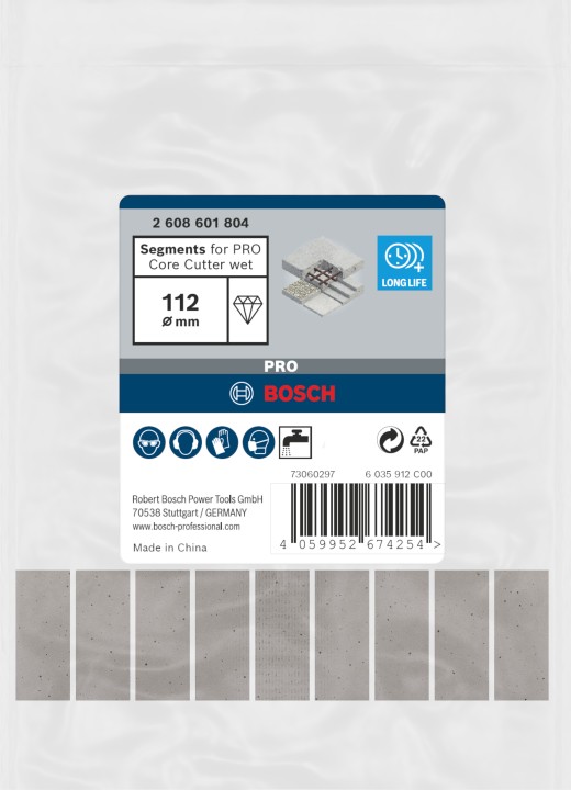 Couronne diamant PRO a eau 112