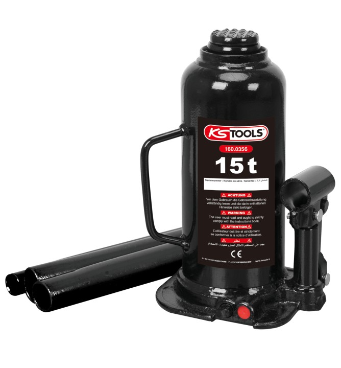Cric bouteille hydraulique 15T