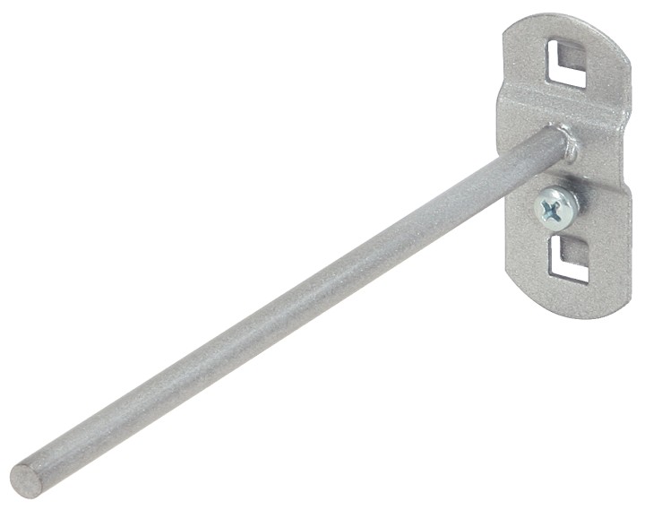 Crochet droit 150mm 6mm