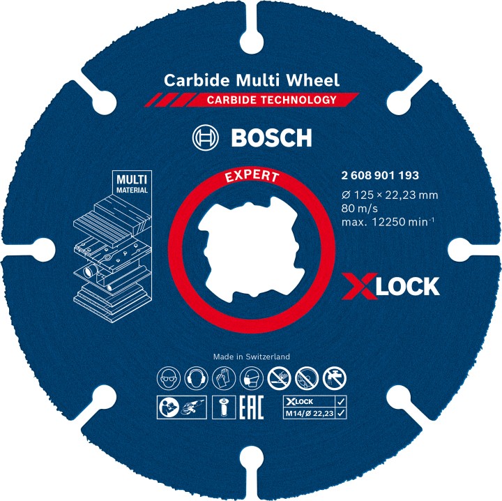 Disque Carbure  X-LOCK EXP 125