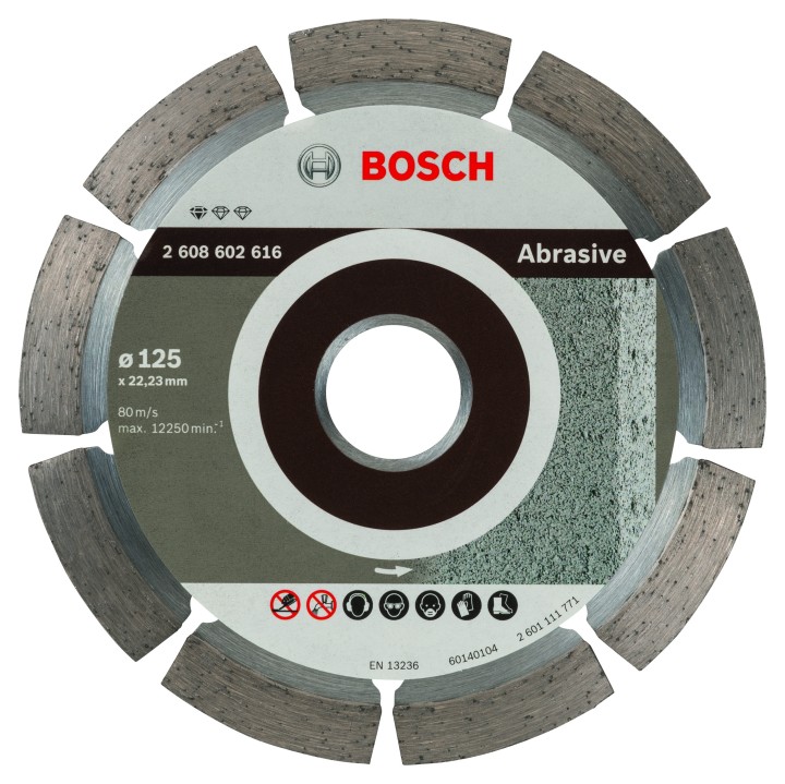 Disque Diam Abrasive ORIGINAL 125x22.23x10mm