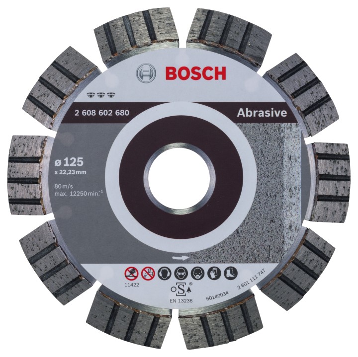 Disque Diam Abrasive PRO 125x22.23x12mm