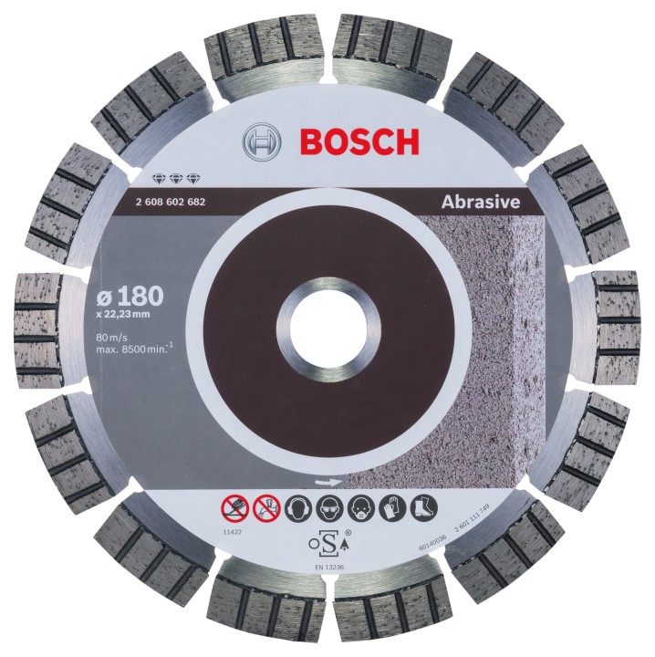 Disque Diam Abrasive PRO 180x22.23x12mm