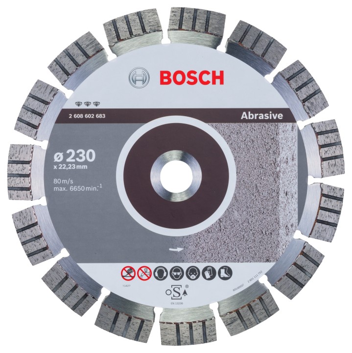 Disque Diam Abrasive PRO 230x22.23x15mm