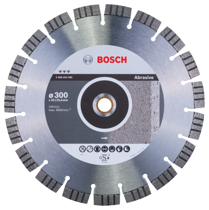 Disque Diam Abrasive PRO 300x20/25.40x15mm