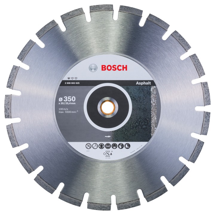 Disque Diam Asphalt ORIGINAL 350x20/25.40x10mm