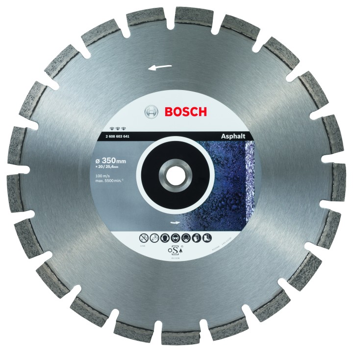Disque Diam Asphalt PRO 350x20/25.40x12mm