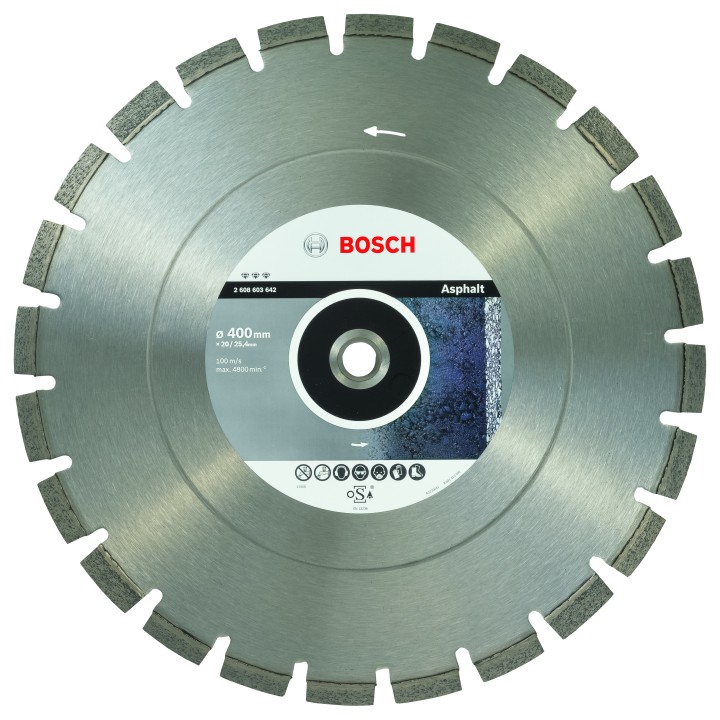 Disque Diam Asphalt PRO 400x20/25.40x12mm