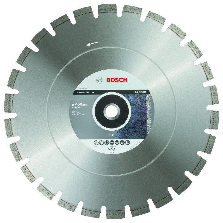Disque Diam Asphalt PRO 450x25.40x12mm