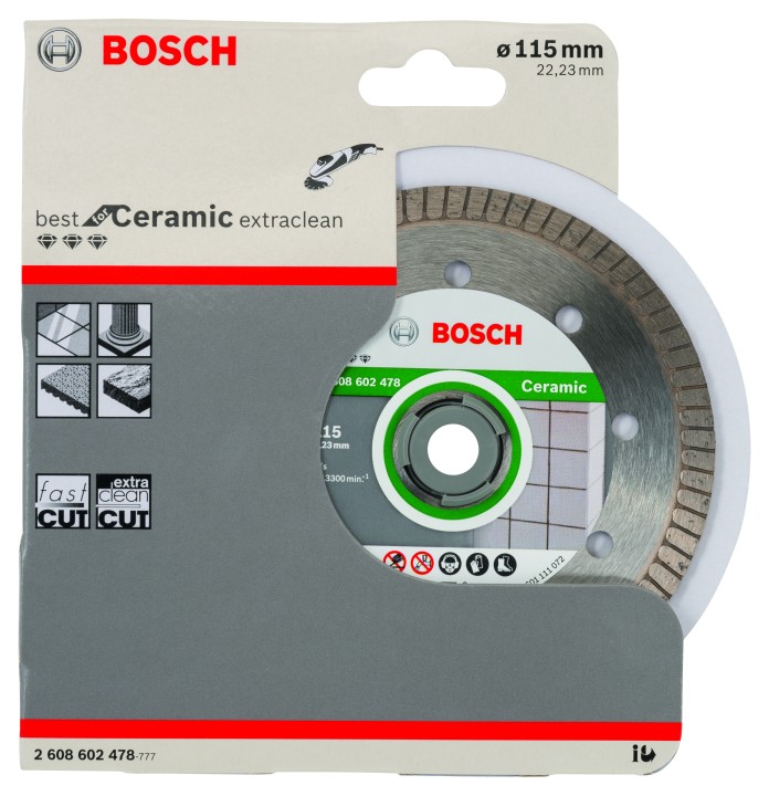 Disque Diam Ceramic Extraclean turbo PRO 115x22.23x7mm