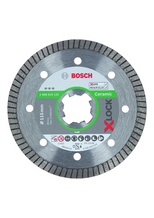 Disque Diam Ceramic Extraclean turbo Xlock PRO 115x22.23x7mm
