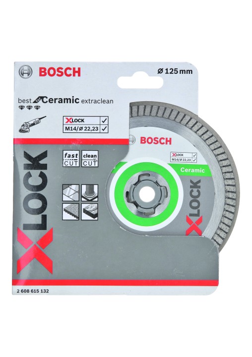 Disque Diam Ceramic Extraclean turbo Xlock PRO 125x22.23x7mm