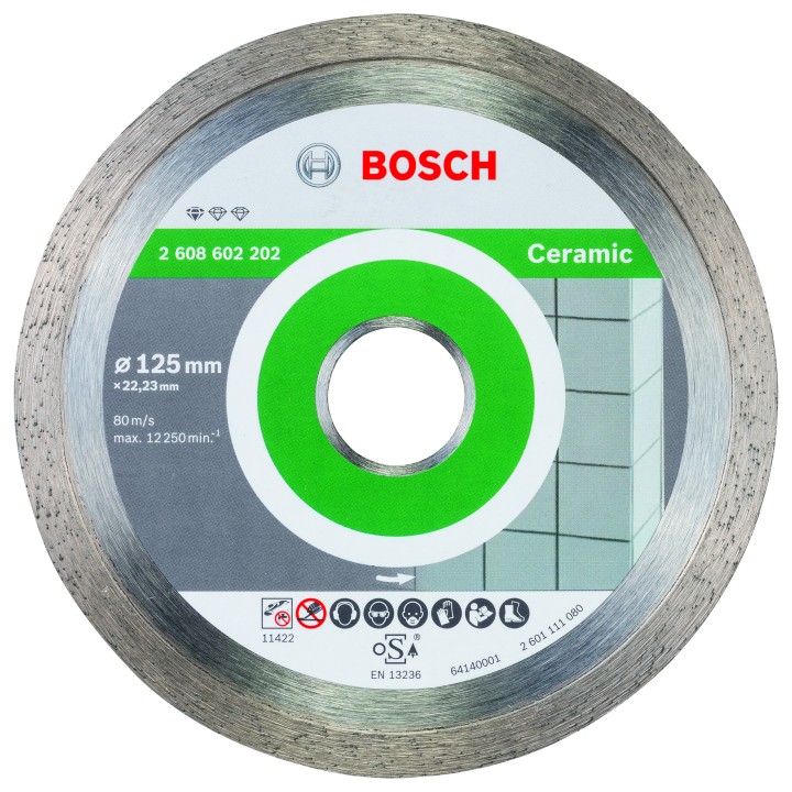Disque Diam Ceramic ORIGINAL 125x22.23x7mm