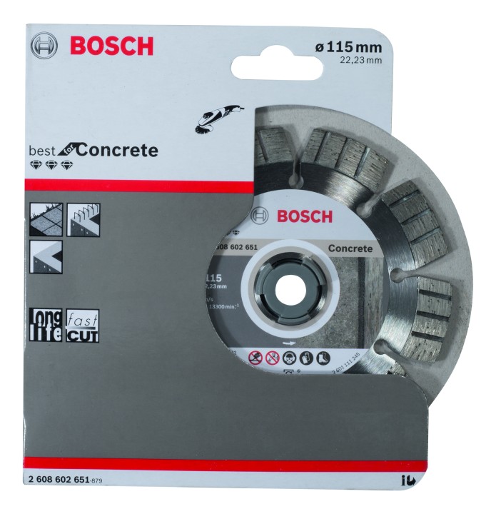Disque Diam Concrete PRO 115x22.23x12mm