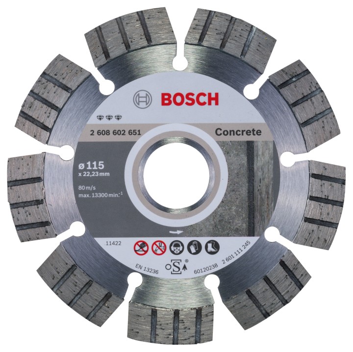 Disque Diam Concrete PRO 115x22.23x12mm