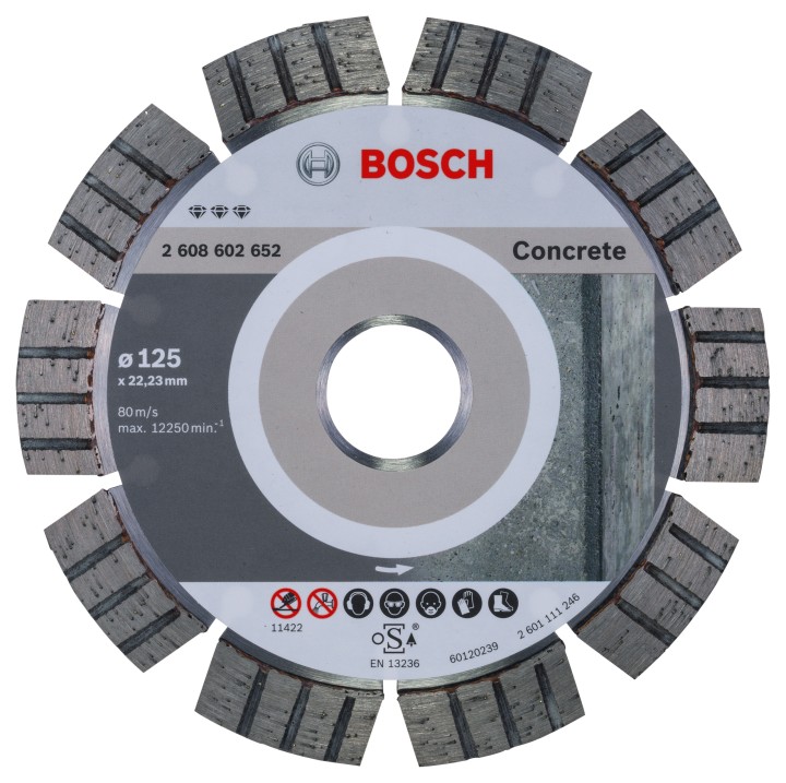 Disque Diam Concrete PRO 125x22.23x12mm