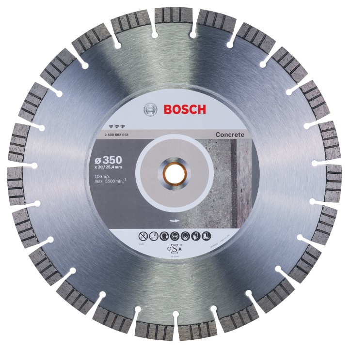 Disque Diam Concrete PRO 350x20.00/25.40x15mm