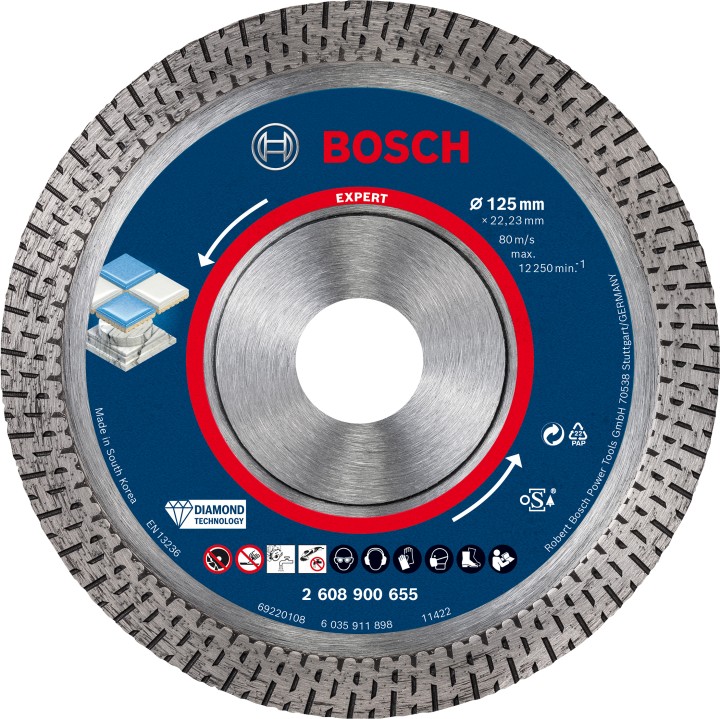 Disque Diam Hard Ceramic EXPERT 125x22,23x1.4x10mm