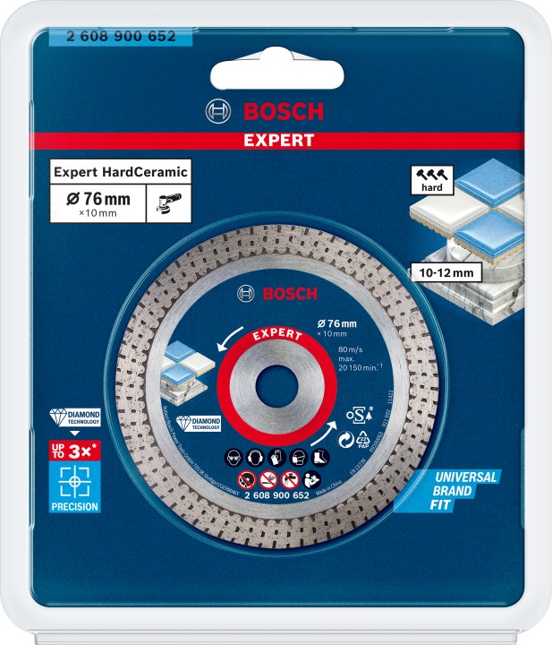 Disque Diam Hard Ceramic EXPERT 76x1,9x10mm
