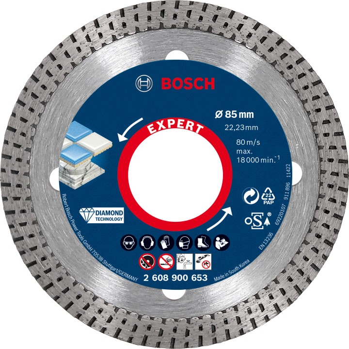 Disque Diam Hard Ceramic EXPERT 85x22,23x1,4x7mm