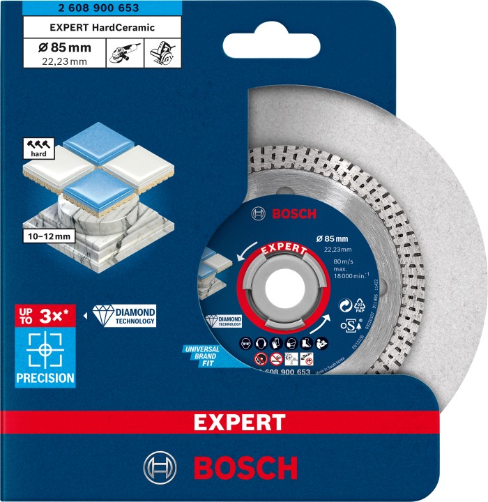 Disque Diam Hard Ceramic EXPERT 85x22,23x1,4x7mm