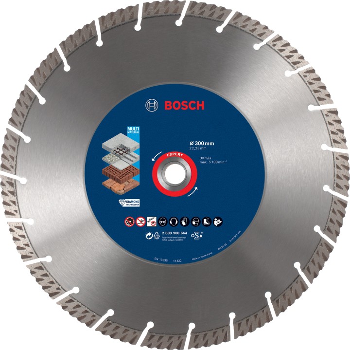 Disque Diam Multi-materiaux EXPERT 300x22.23x2.8x15mm