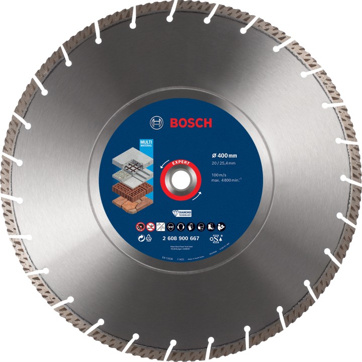 Disque Diam Multi-materiaux EXPERT 400x20/25.40x3.3x15mm