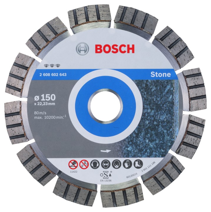 Disque Diam Stone PRO 150x22.23x12mm