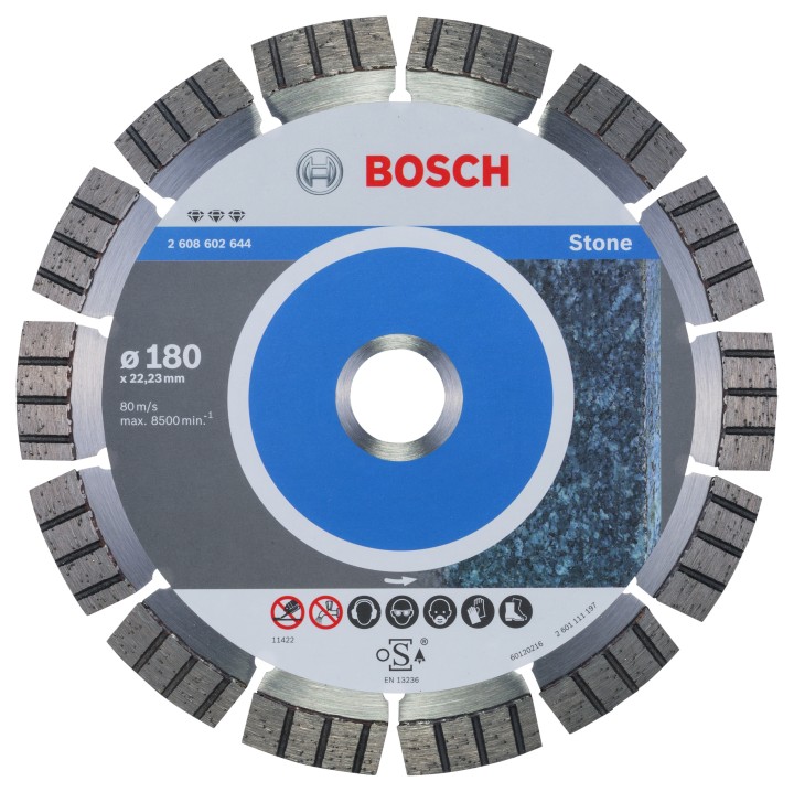 Disque Diam Stone PRO 180x22.23x12mm