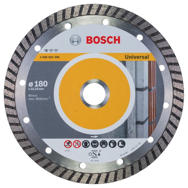Disque Diam Universal turbo PRO 180x22.23x10mm