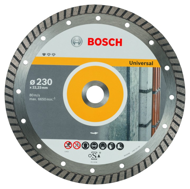 Disque Diam Universal turbo PRO 230x22.23x10mm
