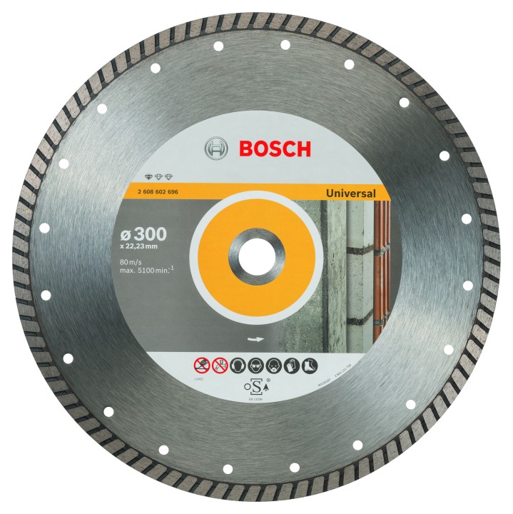 Disque Diam Universal turbo PRO 300x22.23x10mm