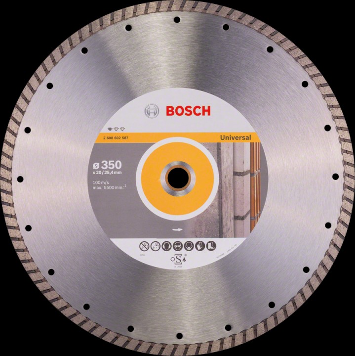 Disque Diam Universal turbo PRO 350x20/25.40x10mm