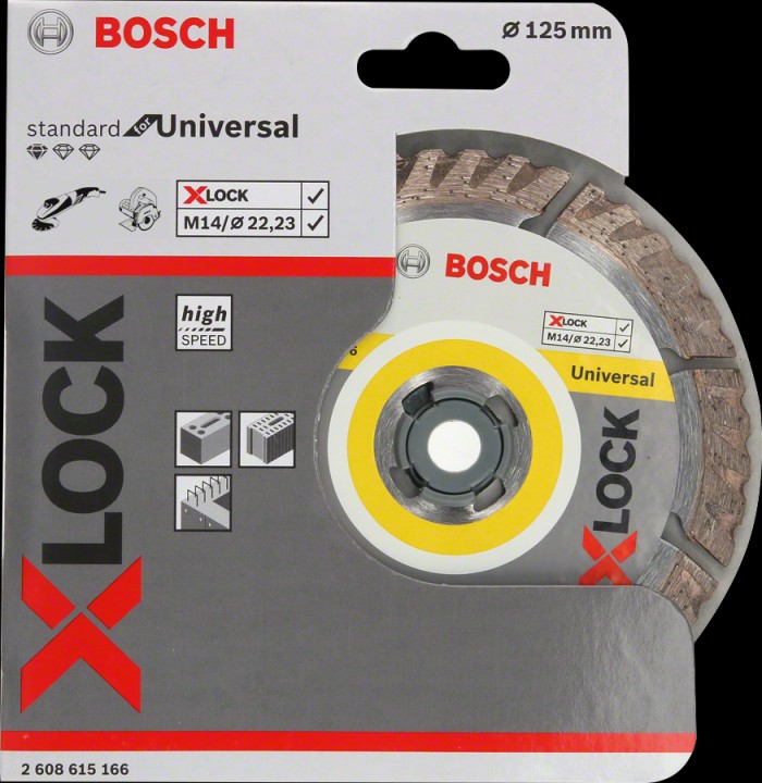Disque Diam Universal XLock PRO 125x22.23x10mm
