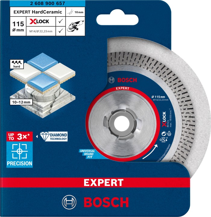 Disque Diam XLOCK Hard Ceramic EXPERT 115x22,23x1.6x10mm