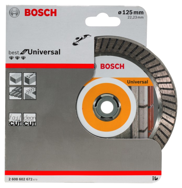 Disque Diamé Universal PRO turbo 125x22,23x12mm
