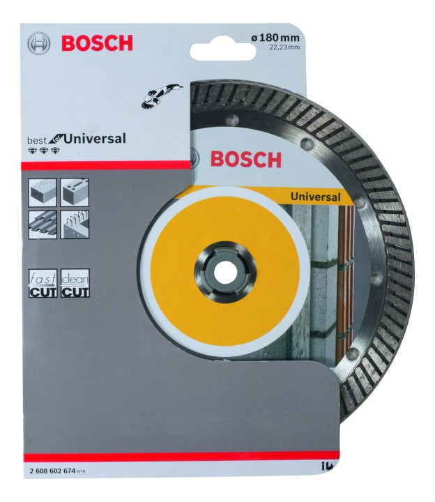 Disque Diamé Universal PRO turbo 180x22,23x12mm