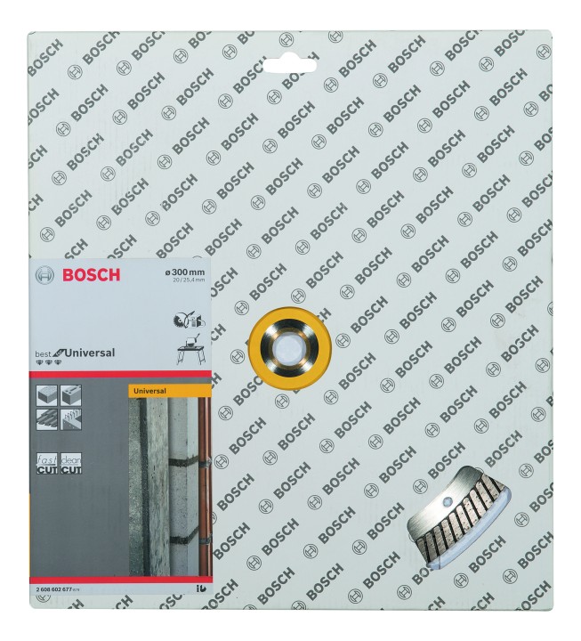 Disque Diamé Universal PRO turbo 300x20,00/25,40x15mm