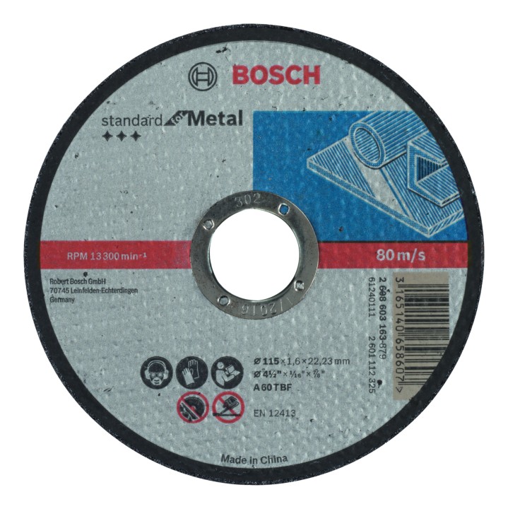 Disque PRO Métal 115x1.6x22.23
