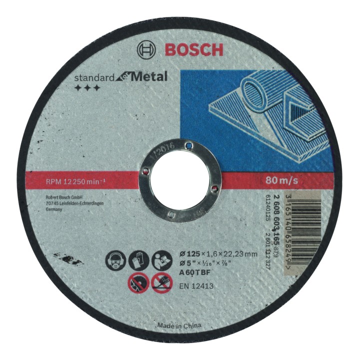 Disque PRO Métal 125x1.6x22.23