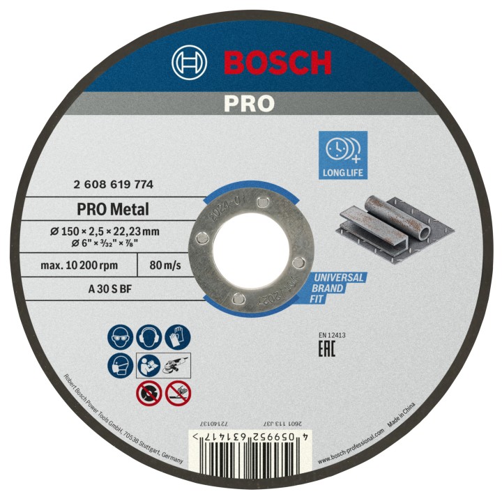 Disque PRO Métal 150x2.5x22.23