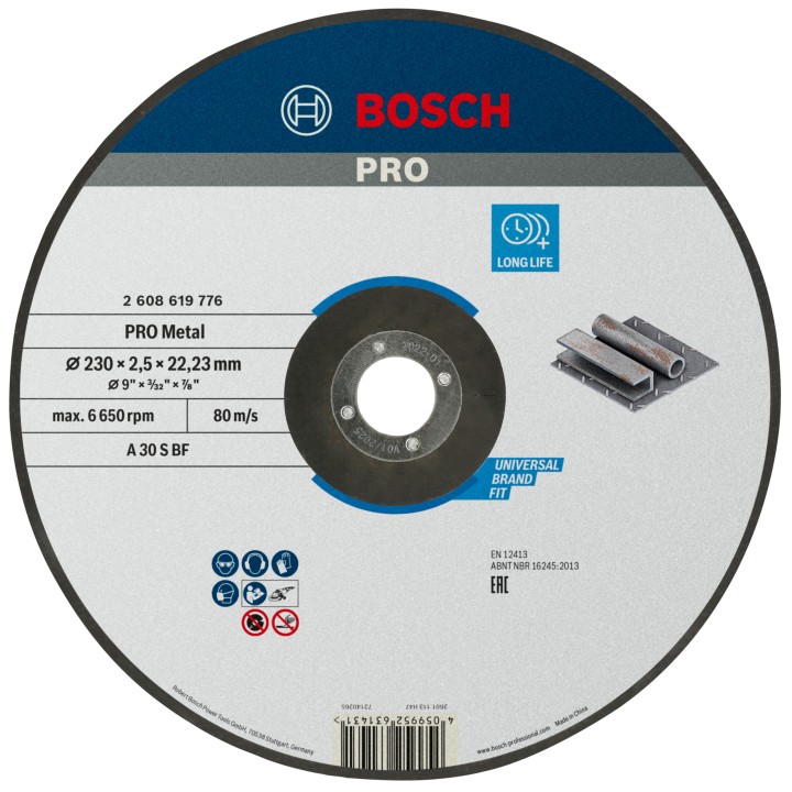 Disque PRO Métal 230x2.5x22.23