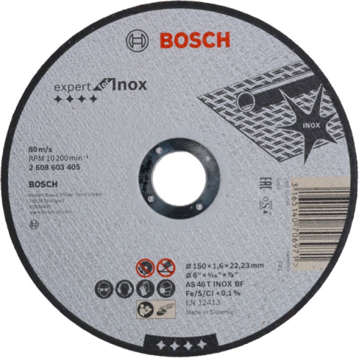 Disque PRO Métal Inox 150x1.6x