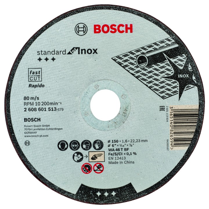 Disque PRO Métal Inox 150x1.6x