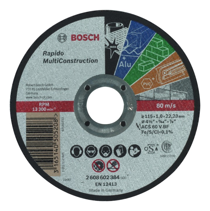 Disque PRO Multi-mat. 115x1x22
